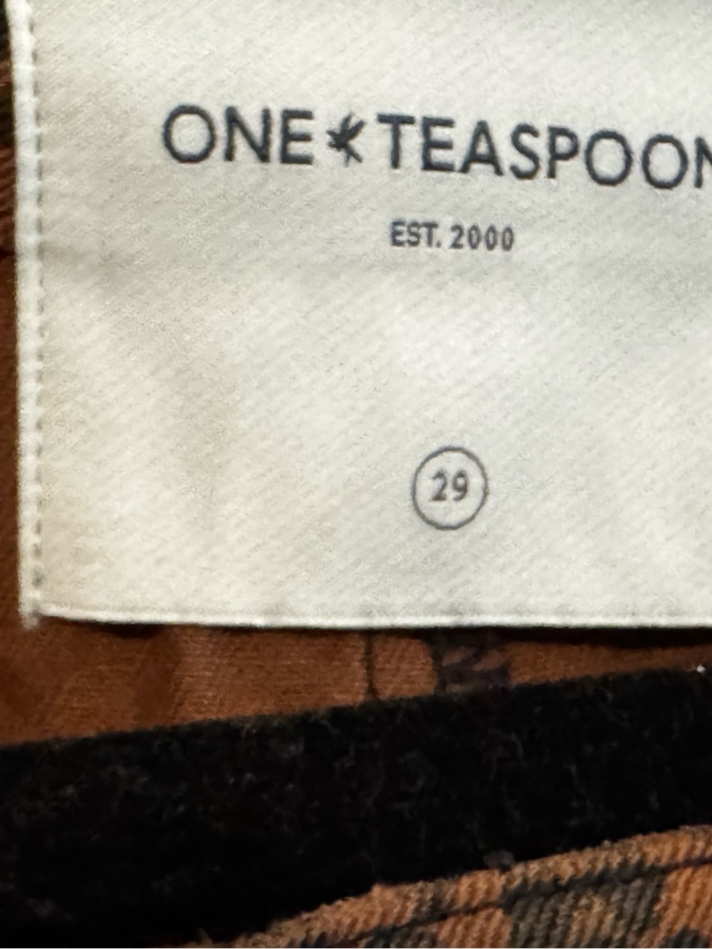 Free People One Teaspoon Cheetah Sinner barrel jeans - Tobacco - Picture 6 of 9